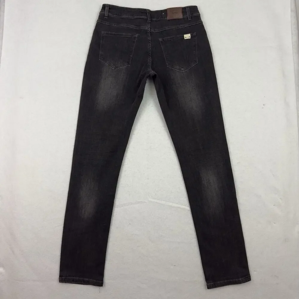 Barbell Apparel Jeans Mens 30 Black Athletic Fit Stretch Denim Pants